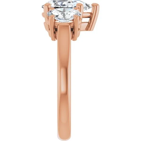 Three-Stone Engagement Ring Image 4 The Ring Austin Round Rock, TX