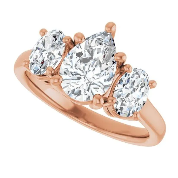 Three-Stone Engagement Ring Image 5 Shipley's Fine Jewelry Hampstead, MD