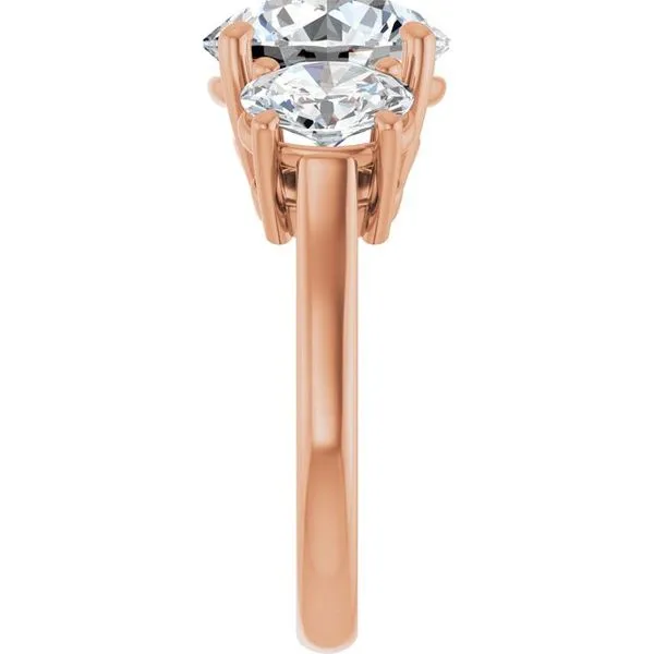 Three-Stone Engagement Ring Image 4 Clater Jewelers Louisville, KY