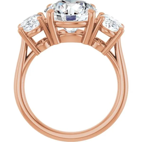 Three-Stone Engagement Ring Image 2 Don's Jewelry & Design Washington, IA