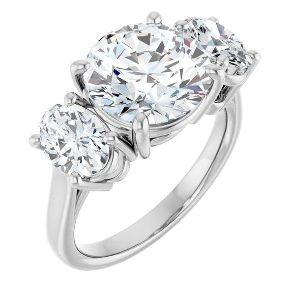 Three-Stone Engagement Ring Paul James Jewelers Angels Camp, CA