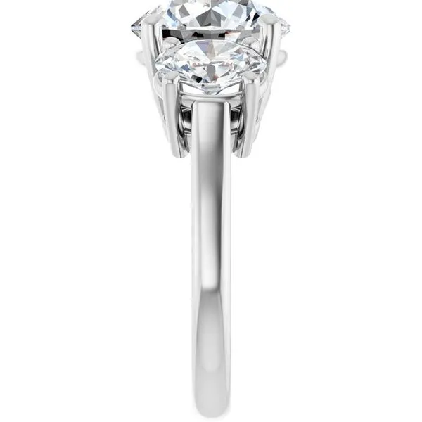 Three-Stone Engagement Ring Image 4 The Ring Austin Round Rock, TX