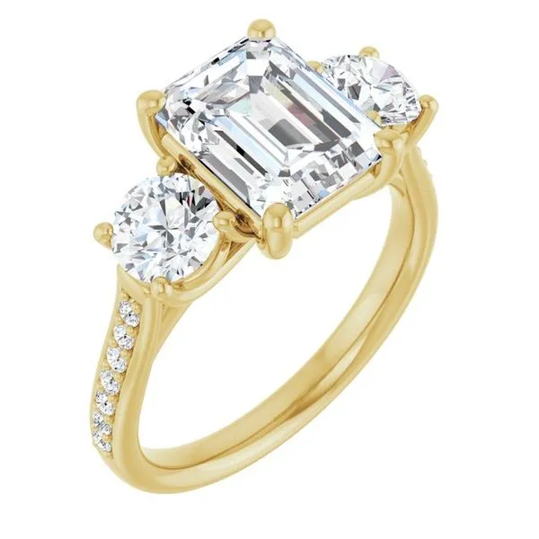 Three-Stone Engagement Ring