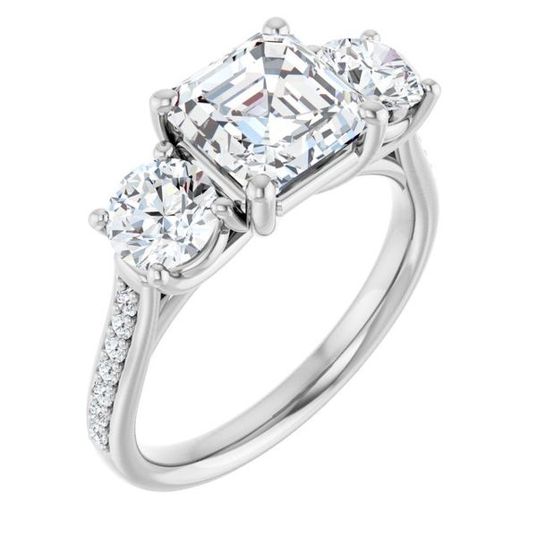 Three-Stone Engagement Ring