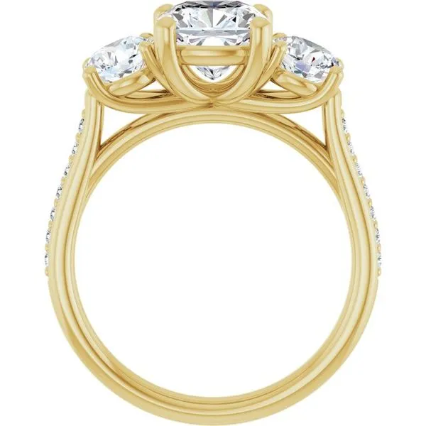 Three-Stone Engagement Ring Image 2 Dripping Diamonds Dripping Springs, TX