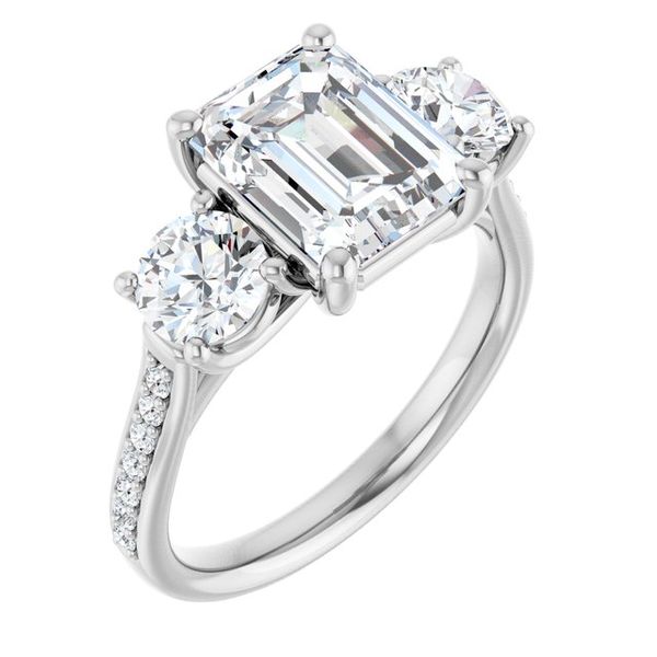 Three-Stone Engagement Ring