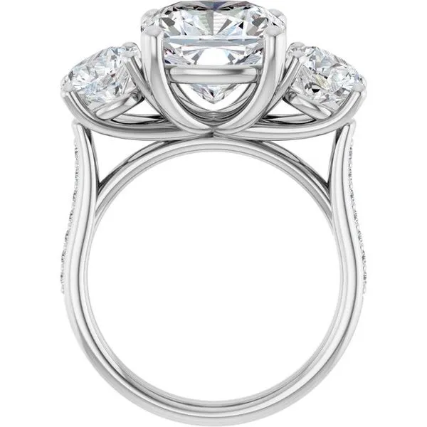 Three-Stone Engagement Ring Image 2 Dripping Diamonds Dripping Springs, TX