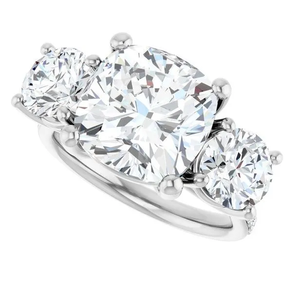 Three-Stone Engagement Ring Image 5 Dripping Diamonds Dripping Springs, TX