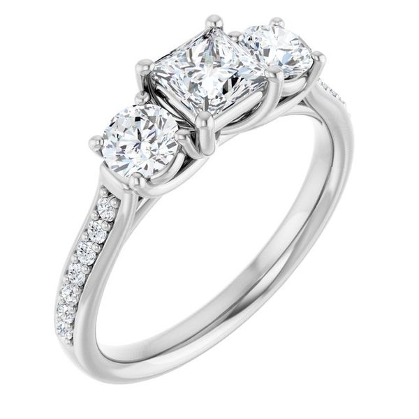 Three-Stone Engagement Ring