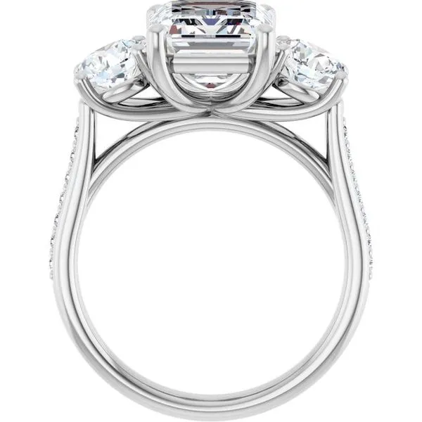 Three-Stone Engagement Ring Image 2 Dripping Diamonds Dripping Springs, TX