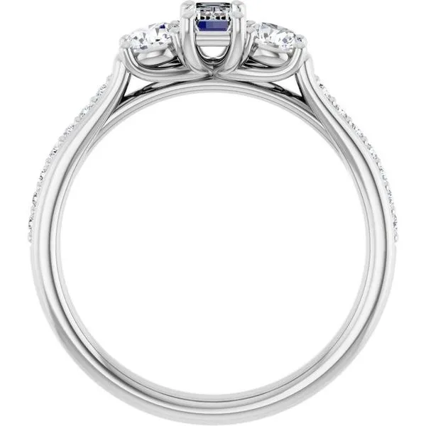 Three-Stone Engagement Ring Image 2 Dripping Diamonds Dripping Springs, TX