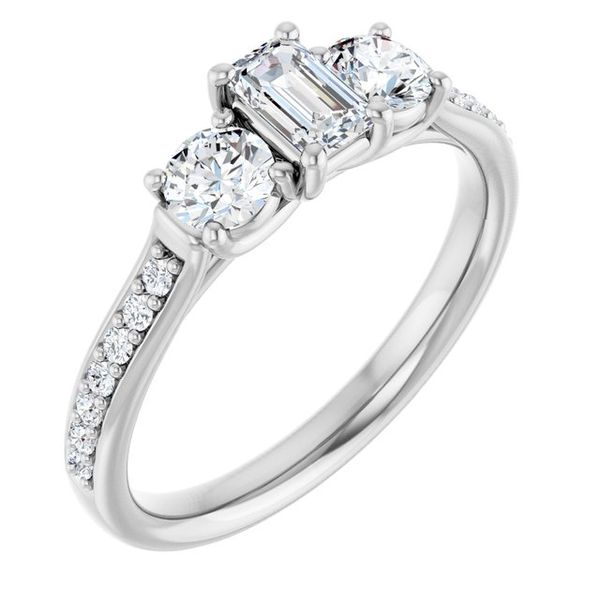 Three-Stone Engagement Ring
