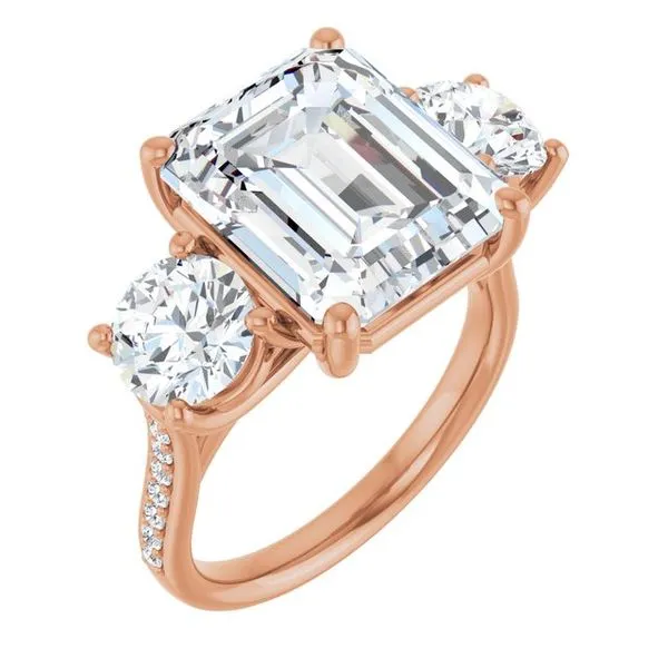 Three-Stone Engagement Ring Raleigh Diamond Fine Jewelry Raleigh, NC