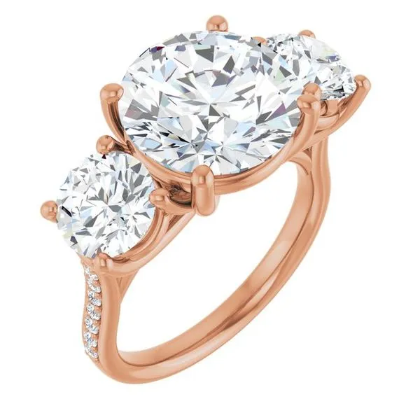 Three-Stone Engagement Ring Raleigh Diamond Fine Jewelry Raleigh, NC