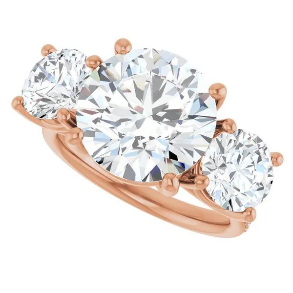 Three-Stone Engagement Ring Image 5 Raleigh Diamond Fine Jewelry Raleigh, NC