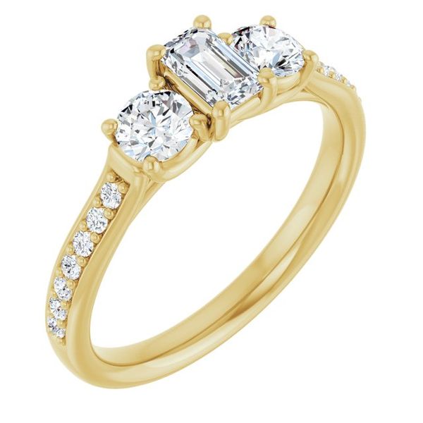 Three-Stone Engagement Ring