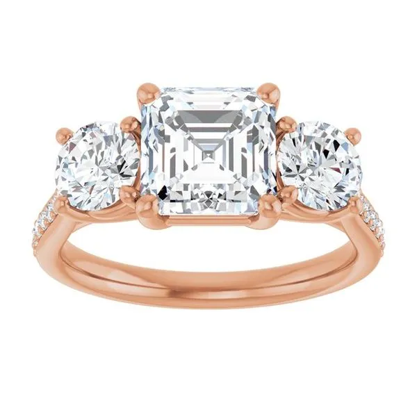 Three-Stone Engagement Ring Image 3 Dripping Diamonds Dripping Springs, TX