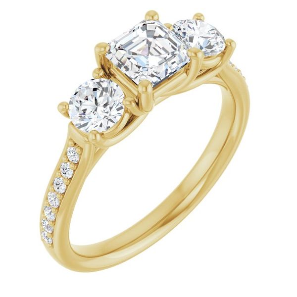 Three-Stone Engagement Ring