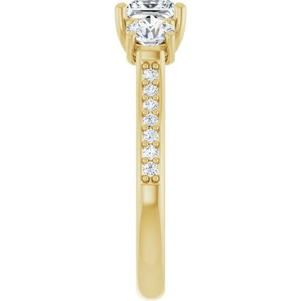 Three-Stone Engagement Ring Image 4 Dripping Diamonds Dripping Springs, TX