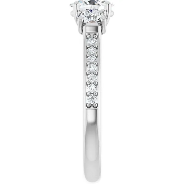 Three-Stone Engagement Ring Image 4 Dripping Diamonds Dripping Springs, TX