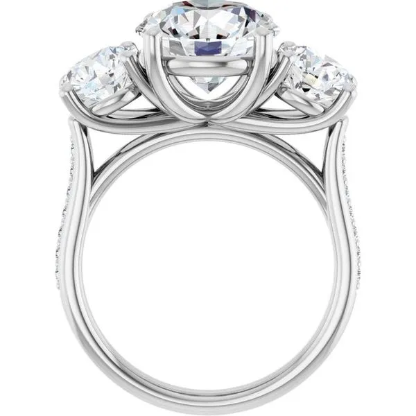 Three-Stone Engagement Ring Image 2 Dripping Diamonds Dripping Springs, TX