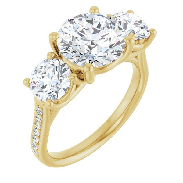 Three-Stone Engagement Ring