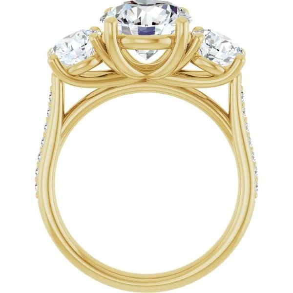 Three-Stone Engagement Ring Image 2 Dripping Diamonds Dripping Springs, TX