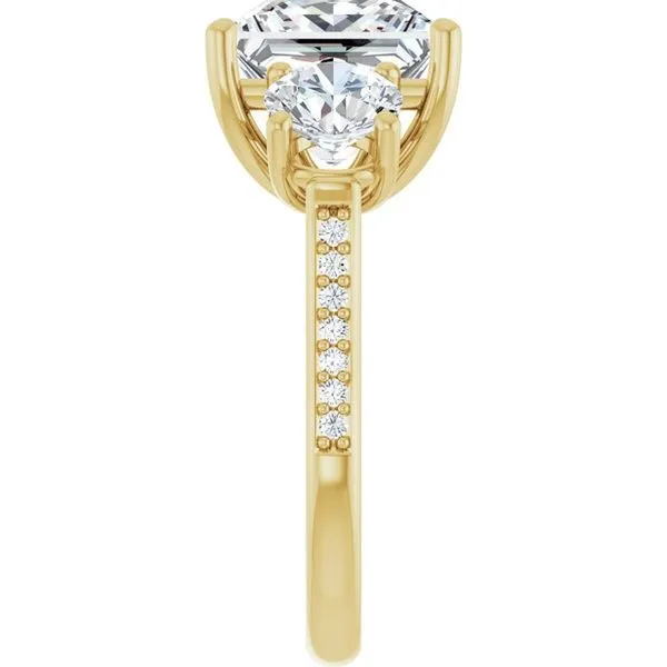 Three-Stone Engagement Ring Image 4 Dripping Diamonds Dripping Springs, TX