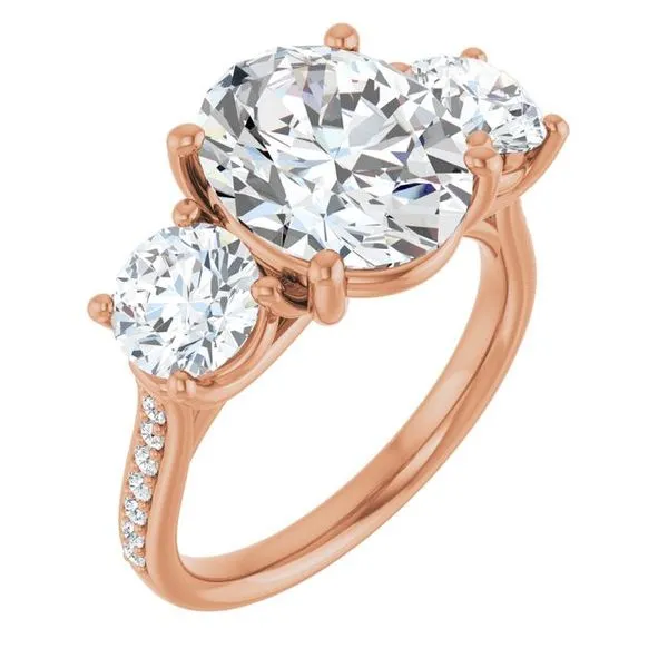 Three-Stone Engagement Ring Raleigh Diamond Fine Jewelry Raleigh, NC