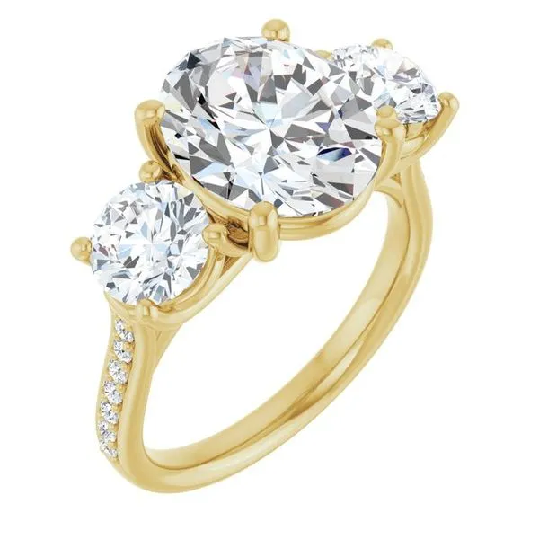Three-Stone Engagement Ring