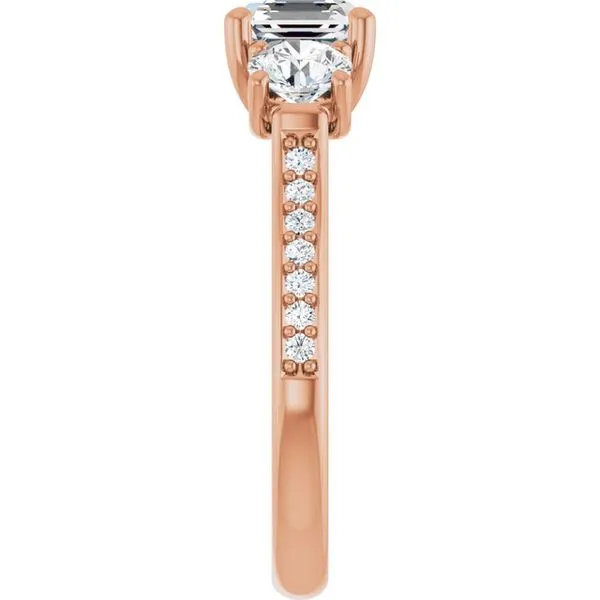 Three-Stone Engagement Ring Image 4 Dripping Diamonds Dripping Springs, TX