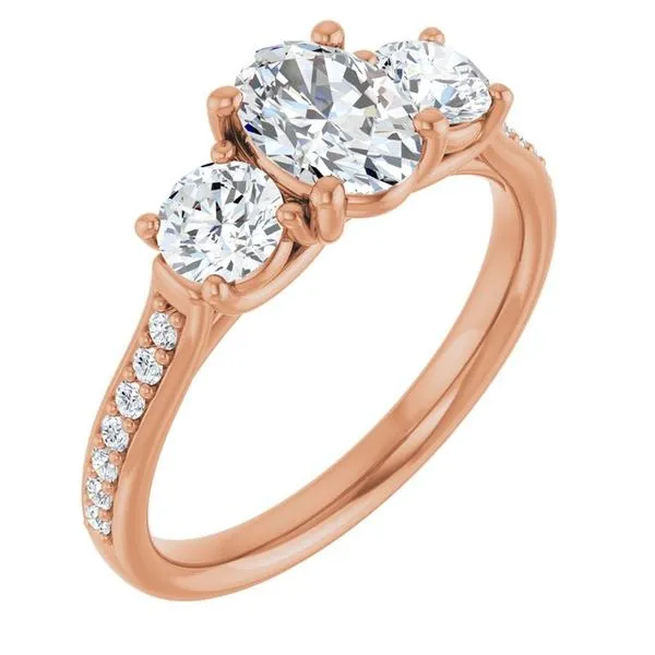 Three-Stone Engagement Ring Raleigh Diamond Fine Jewelry Raleigh, NC