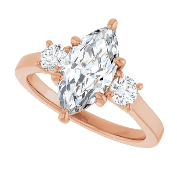 Three-Stone Engagement Ring Image 5 Raleigh Diamond Fine Jewelry Raleigh, NC