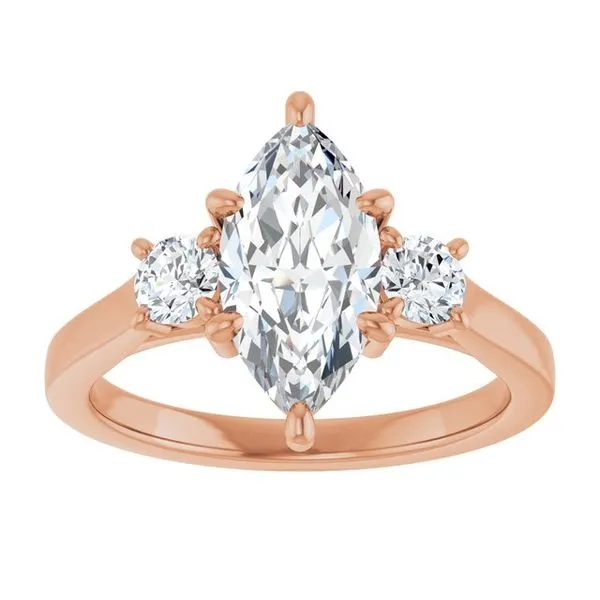 Three-Stone Engagement Ring Image 3 Raleigh Diamond Fine Jewelry Raleigh, NC