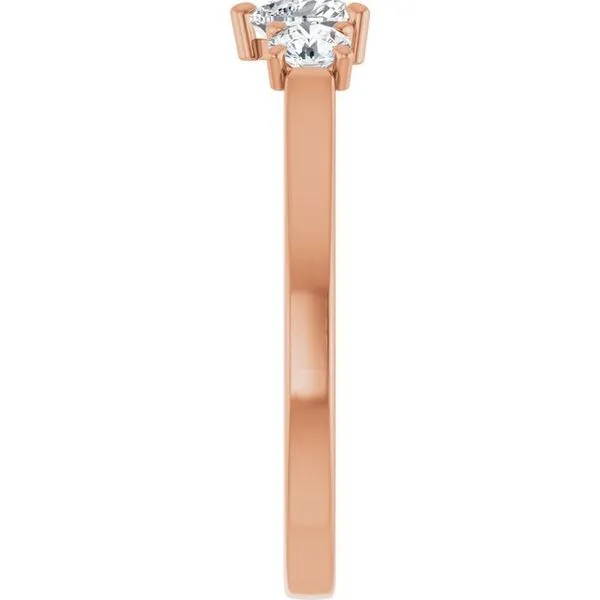 Three-Stone Engagement Ring Image 4 Raleigh Diamond Fine Jewelry Raleigh, NC