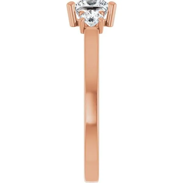 Three-Stone Engagement Ring Image 4 Raleigh Diamond Fine Jewelry Raleigh, NC