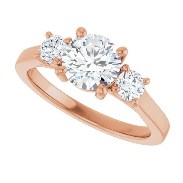 Three-Stone Engagement Ring Image 5 Raleigh Diamond Fine Jewelry Raleigh, NC