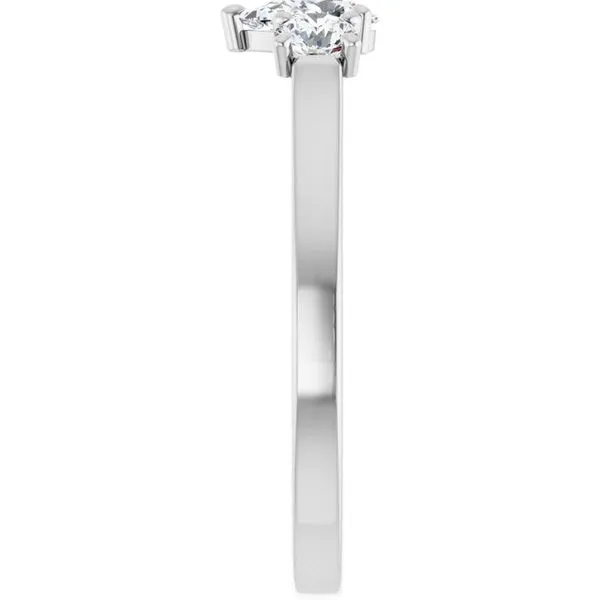 Three-Stone Engagement Ring Image 4 Raleigh Diamond Fine Jewelry Raleigh, NC