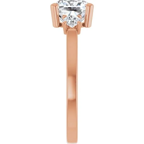 Three-Stone Engagement Ring Image 4 Raleigh Diamond Fine Jewelry Raleigh, NC