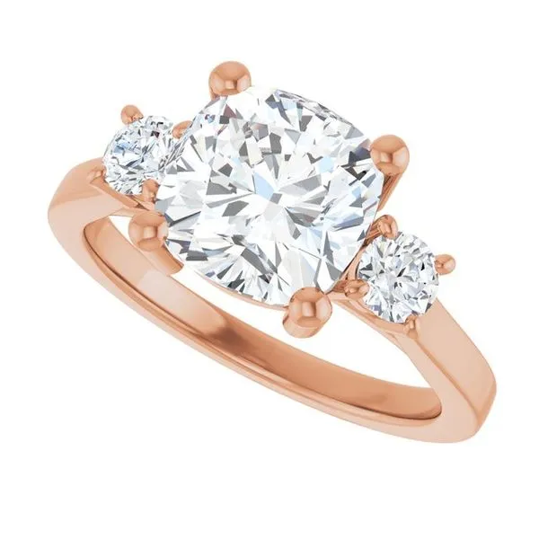 Three-Stone Engagement Ring Image 5 Raleigh Diamond Fine Jewelry Raleigh, NC