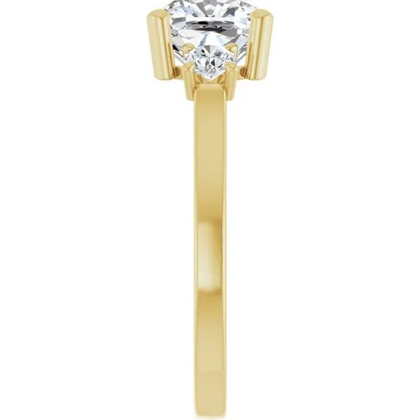 Three-Stone Engagement Ring Image 4 Raleigh Diamond Fine Jewelry Raleigh, NC