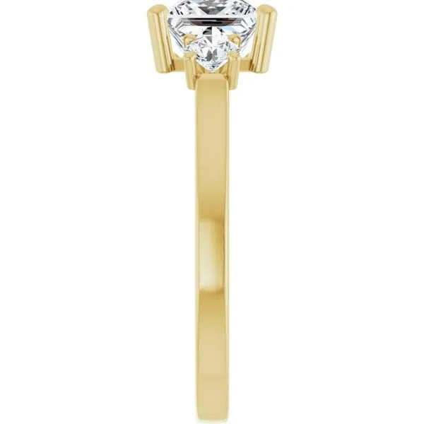 Three-Stone Engagement Ring Image 4 Raleigh Diamond Fine Jewelry Raleigh, NC