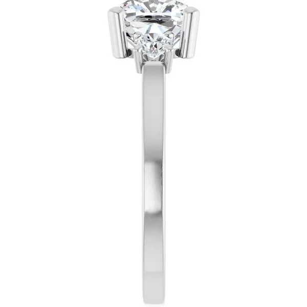 Three-Stone Engagement Ring Image 4 Raleigh Diamond Fine Jewelry Raleigh, NC