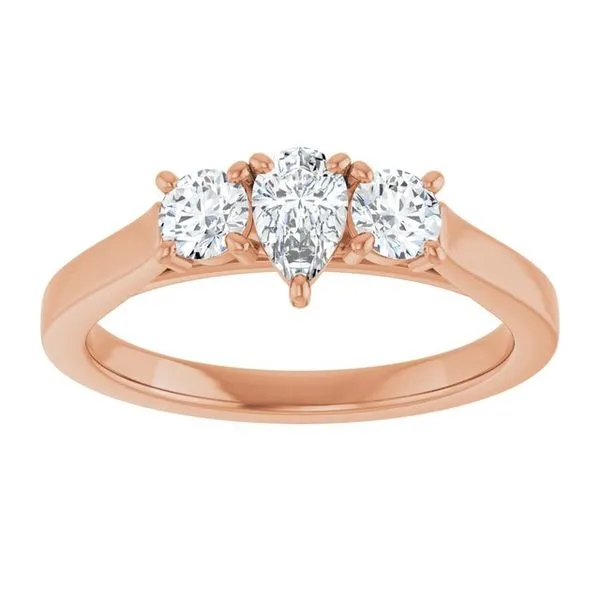 Three-Stone Engagement Ring Image 3 Raleigh Diamond Fine Jewelry Raleigh, NC