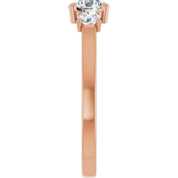 Three-Stone Engagement Ring Image 4 Raleigh Diamond Fine Jewelry Raleigh, NC