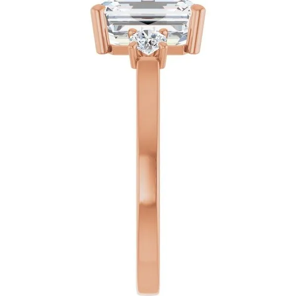 Three-Stone Engagement Ring Image 4 Raleigh Diamond Fine Jewelry Raleigh, NC