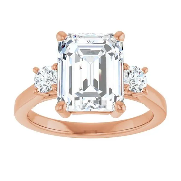 Three-Stone Engagement Ring Image 3 Raleigh Diamond Fine Jewelry Raleigh, NC