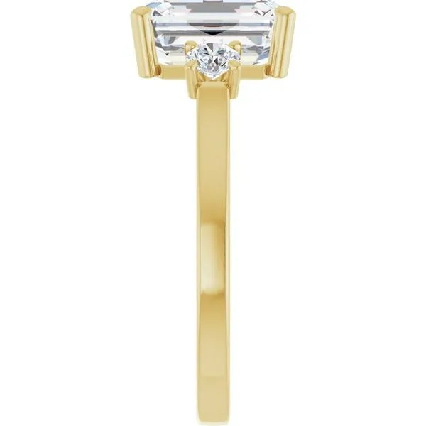 Three-Stone Engagement Ring Image 4 Raleigh Diamond Fine Jewelry Raleigh, NC