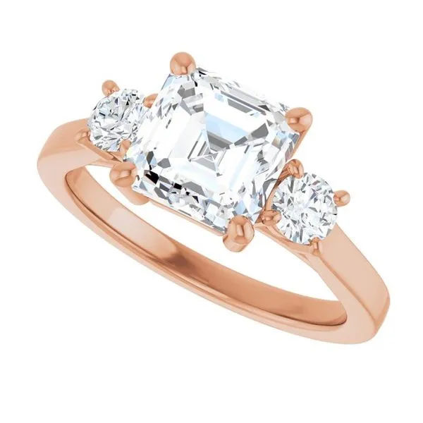 Three-Stone Engagement Ring Image 5 Raleigh Diamond Fine Jewelry Raleigh, NC