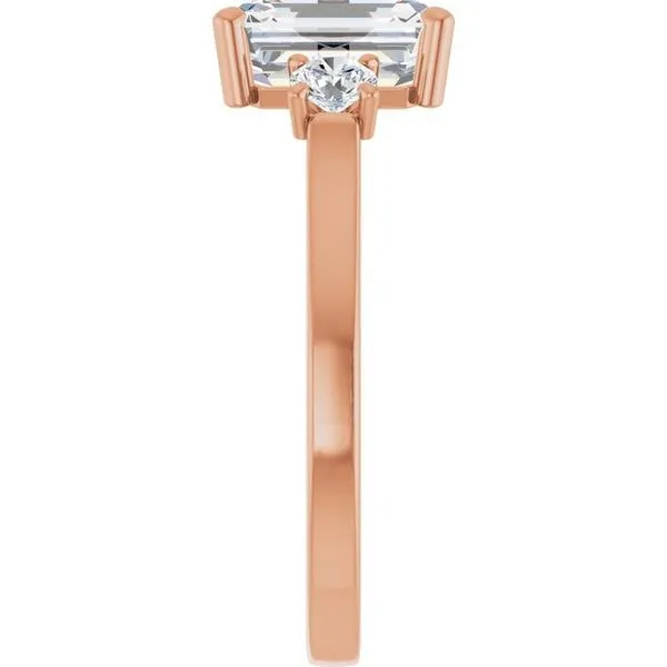 Three-Stone Engagement Ring Image 4 Raleigh Diamond Fine Jewelry Raleigh, NC